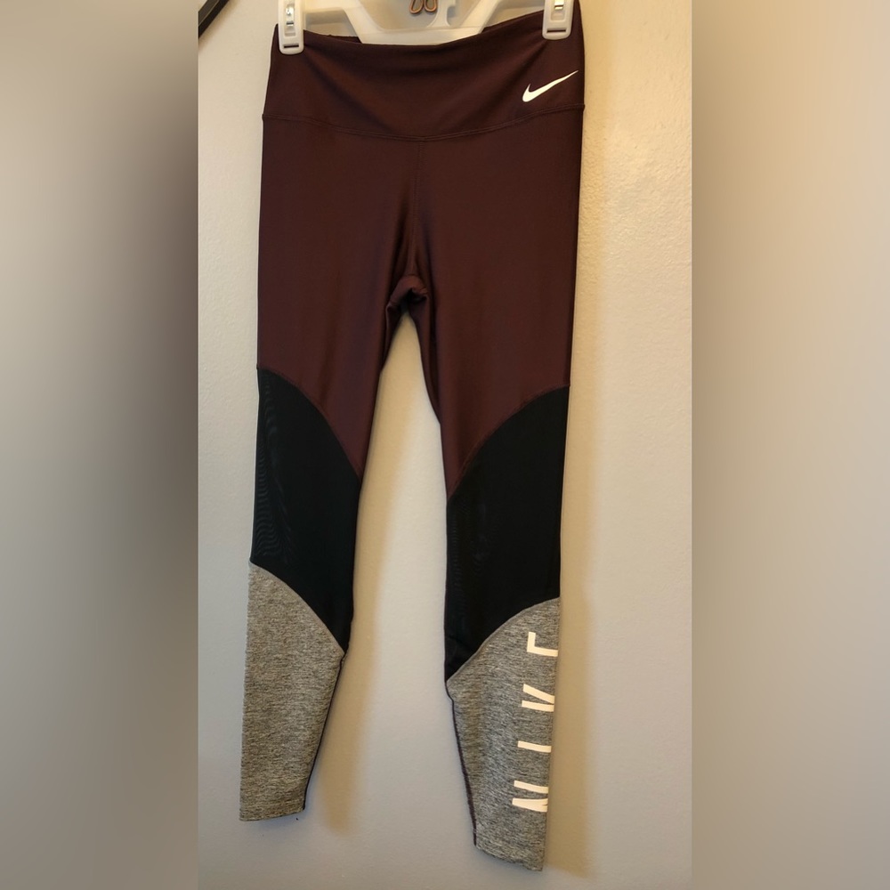 Nike Dri -Fit Yoga Pants/Leggings w/ Sheer Women's Size Small - Picture 1 of 6